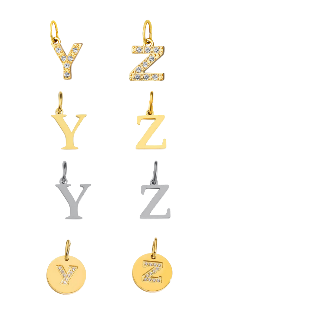 Initials Charms - Silver & Gold | Charm Bar Collection