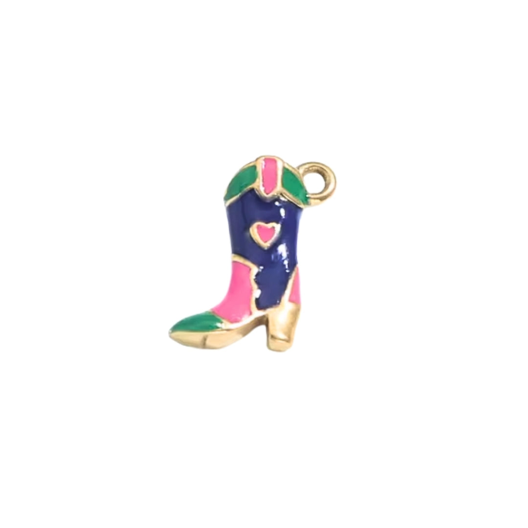 Pink & blue Cowboy Boots