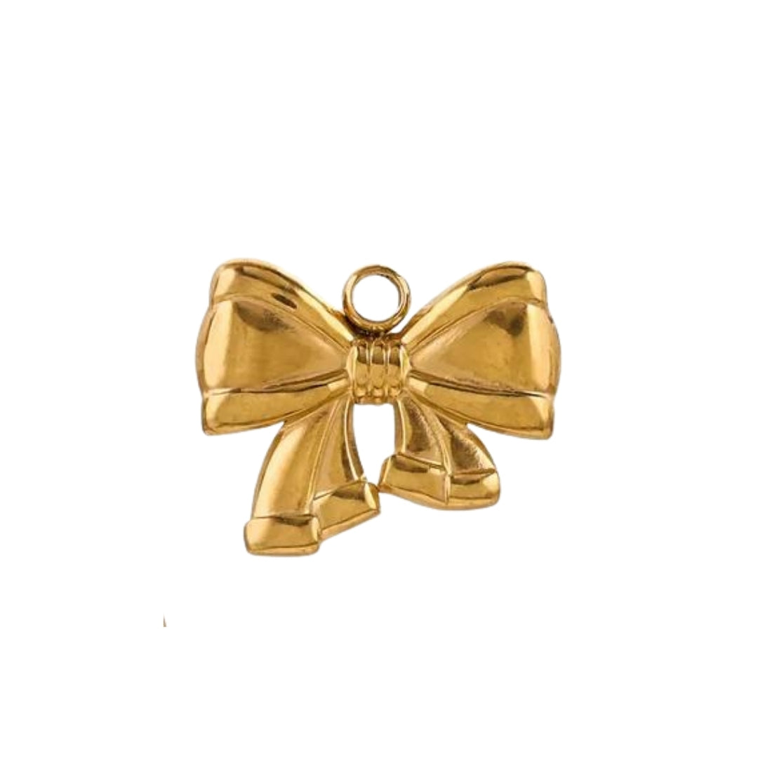 Gold Bow Charm