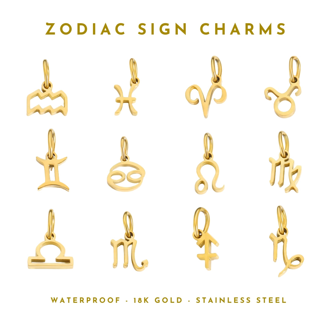 Zodiac Sign Charms - Make A Charm Bracelet or Necklace