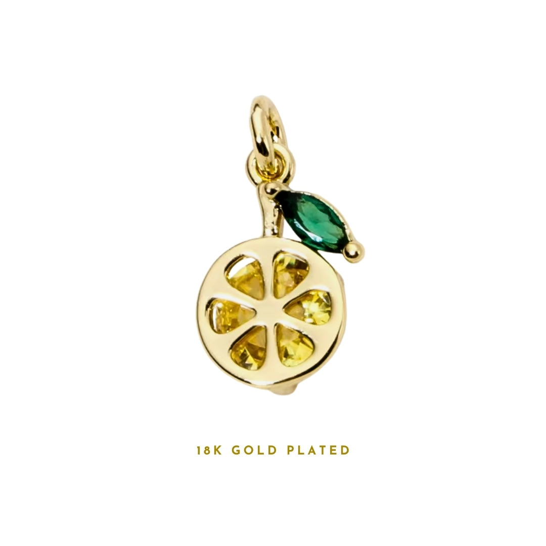Lemon Diamante Pendant | Charms