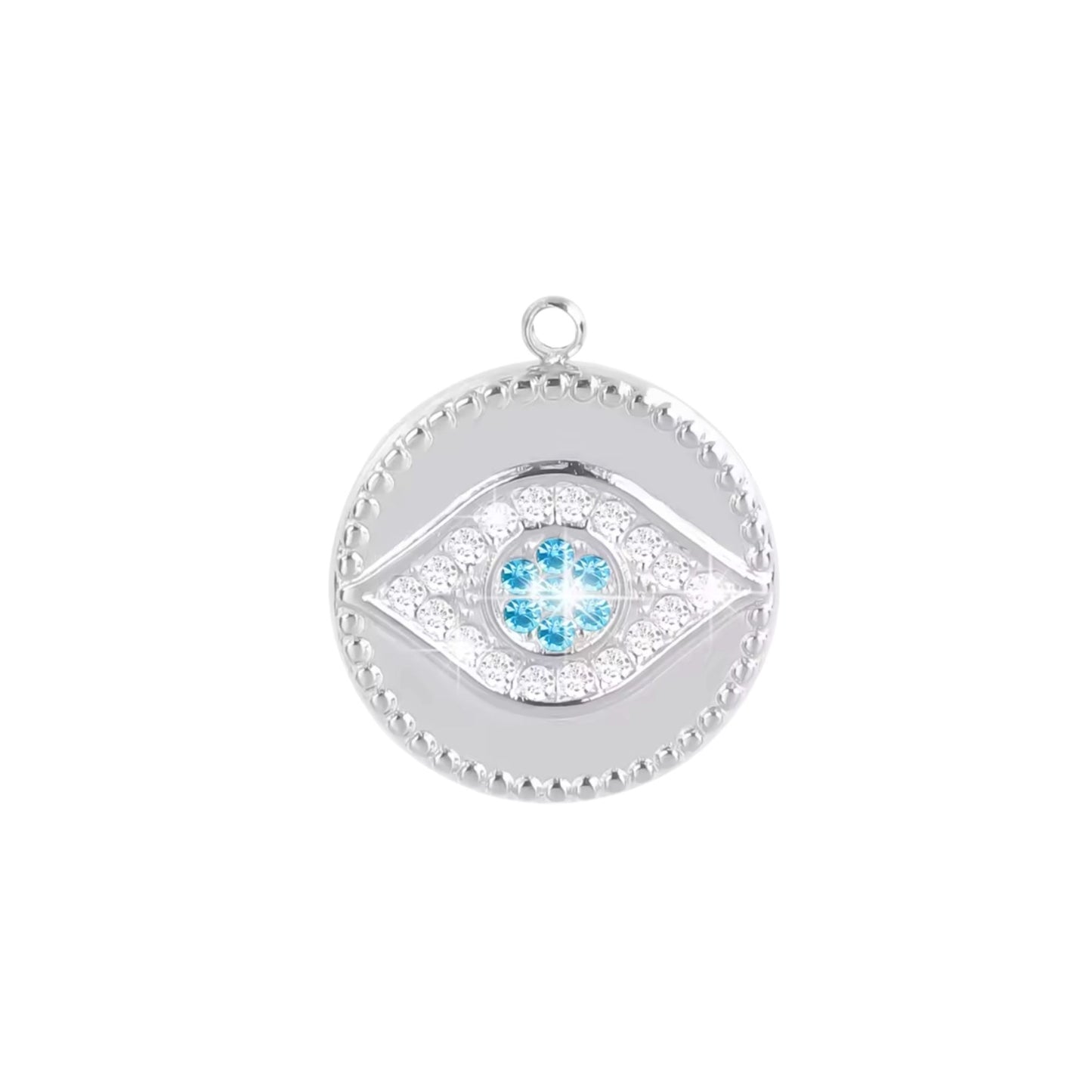 Evil Eye Charm Silver
