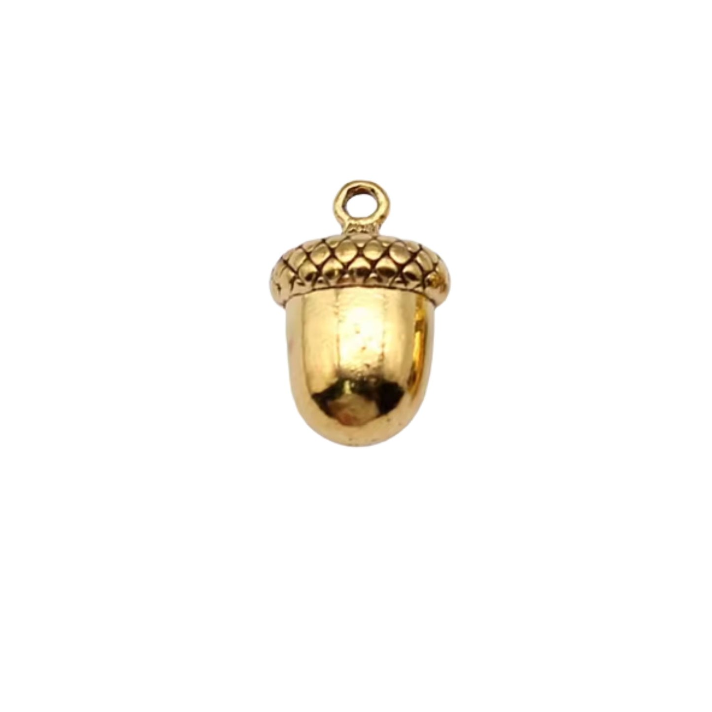 Acorn Charm Gold