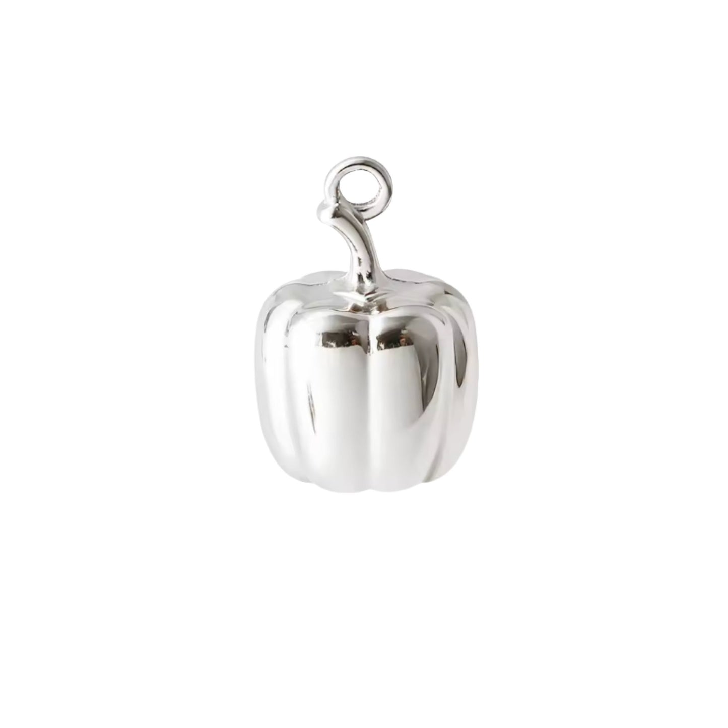 Pumpkin Charm Silver