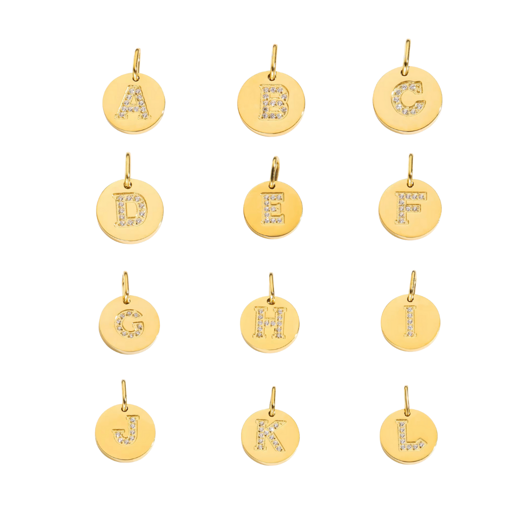 Initials Charms - Silver & Gold | Charm Bar Collection