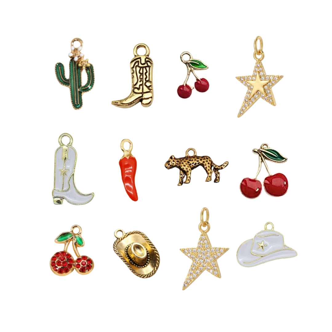 Yeehaw & Spicy Charms - Make A Charm Bracelet or Necklace