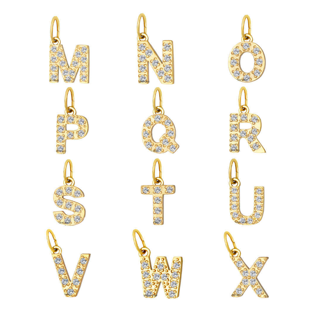 Initials Charms - Silver & Gold | Charm Bar Collection