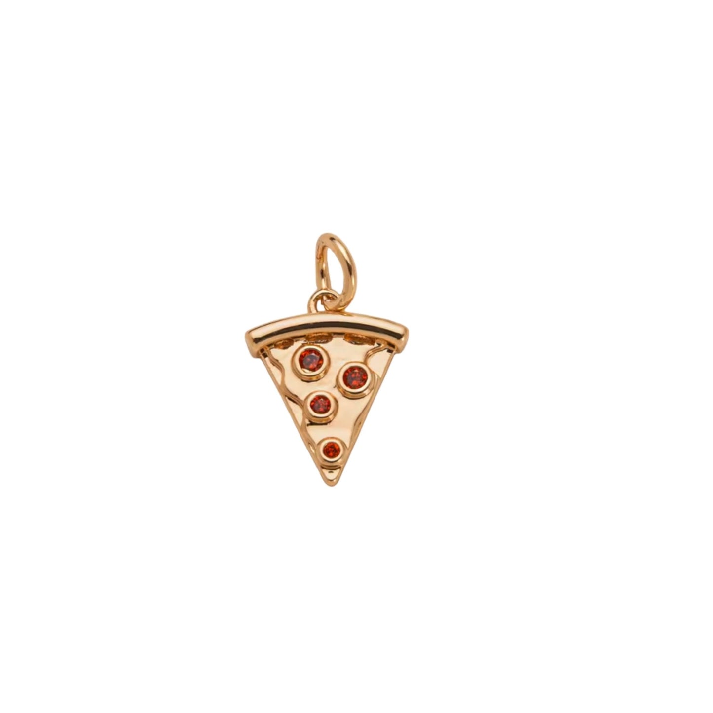 Pizza Charm Gold
