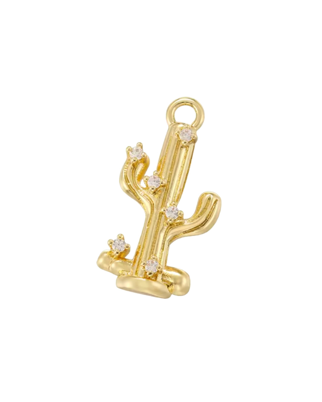 Diamante Cactus Charm