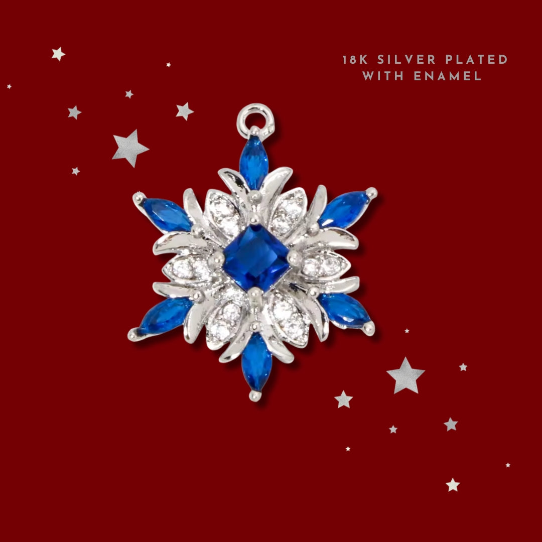 Blue Ice Snow Flake | Charm