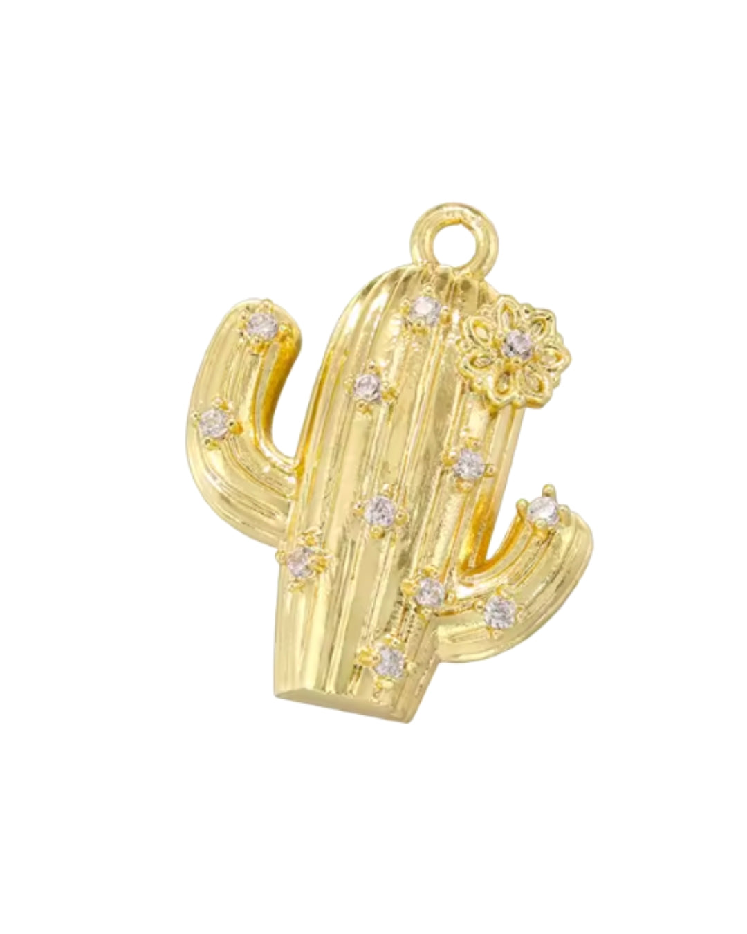 Diamante Cactus Charm