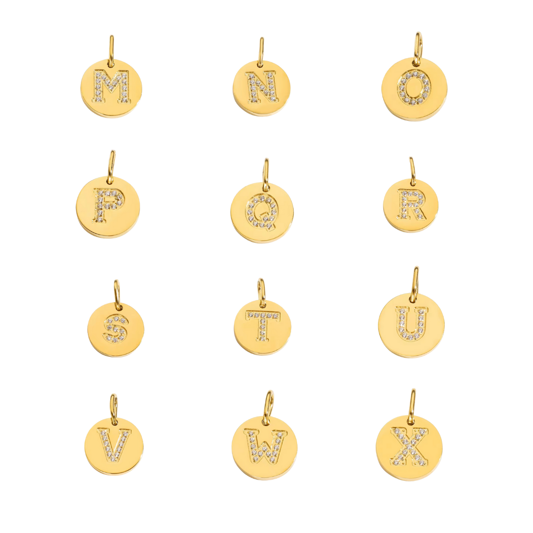 Initials Charms - Silver & Gold | Charm Bar Collection
