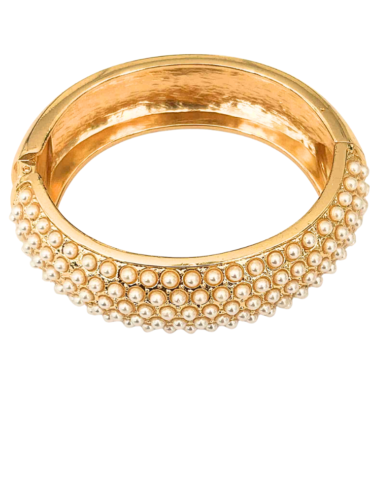 Luxury Pearl Gold Bangle
