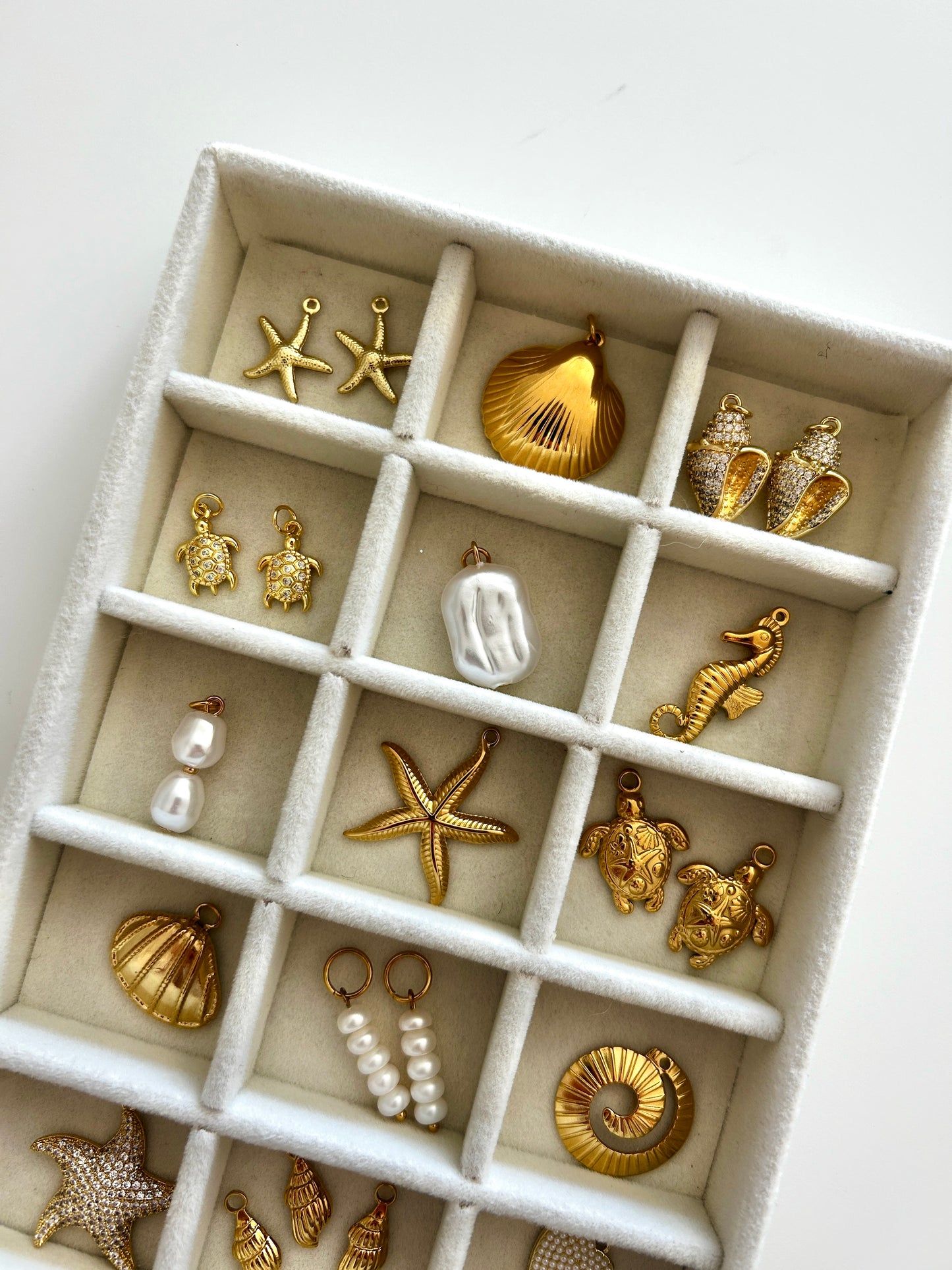 Ocean & Pearl Charms