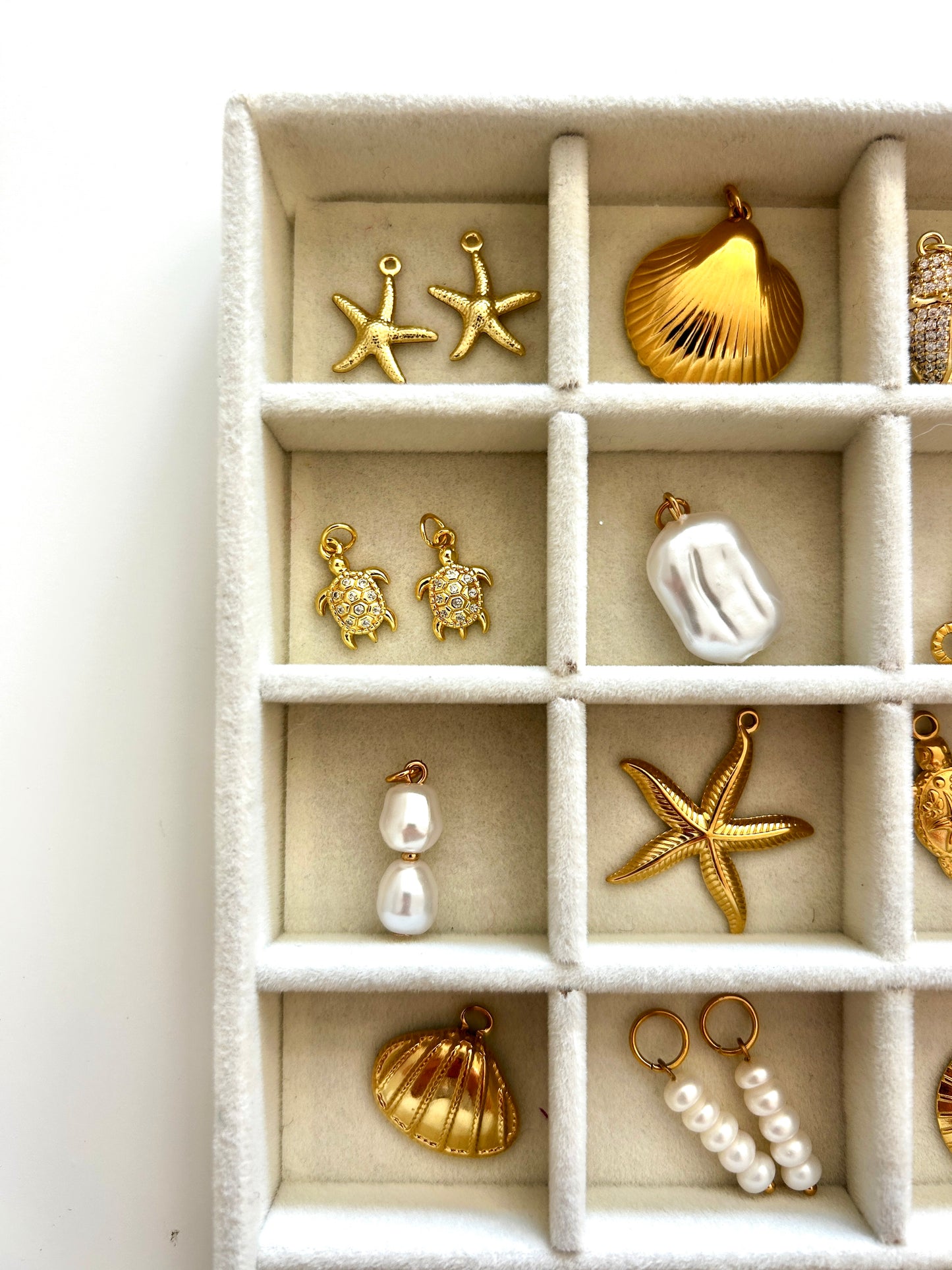Ocean & Pearl Charms
