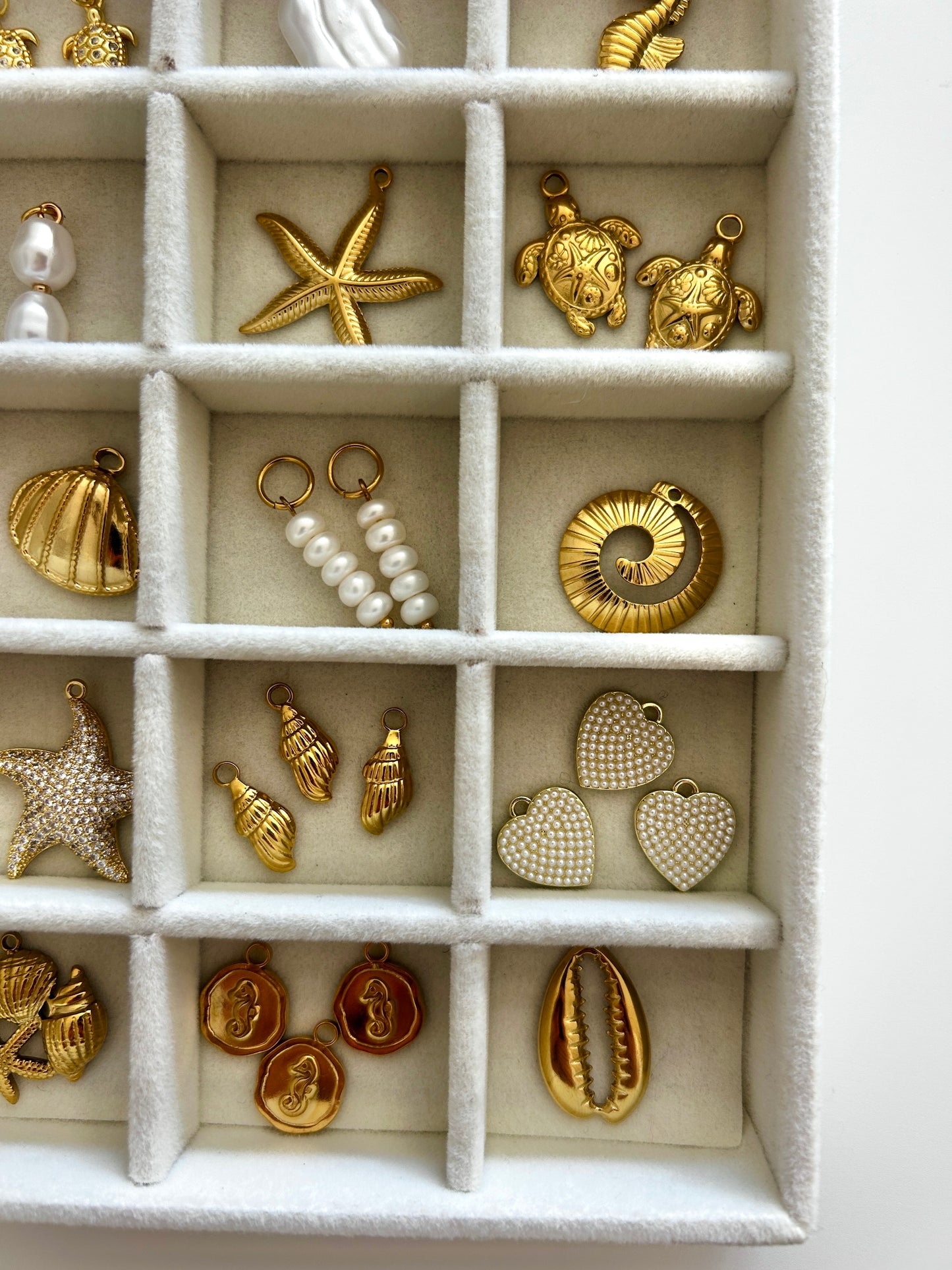 Ocean & Pearl Charms