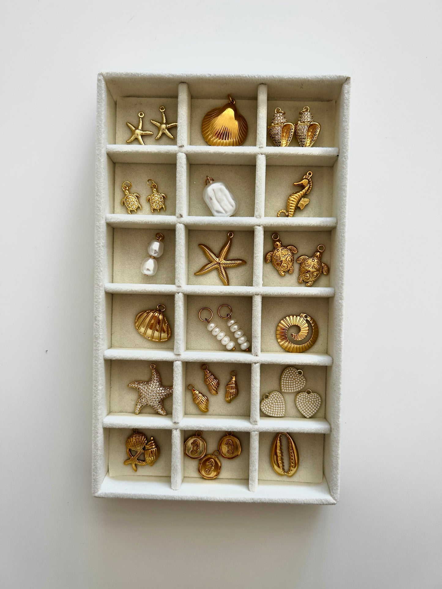 Ocean & Pearl Charms