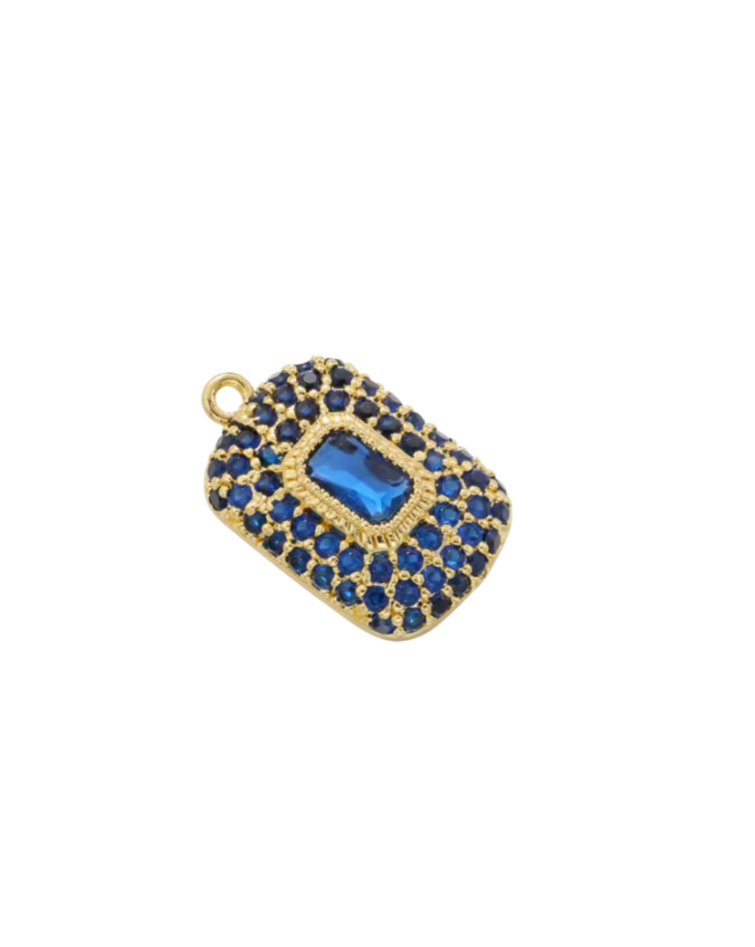 Blue Diamante Pendant