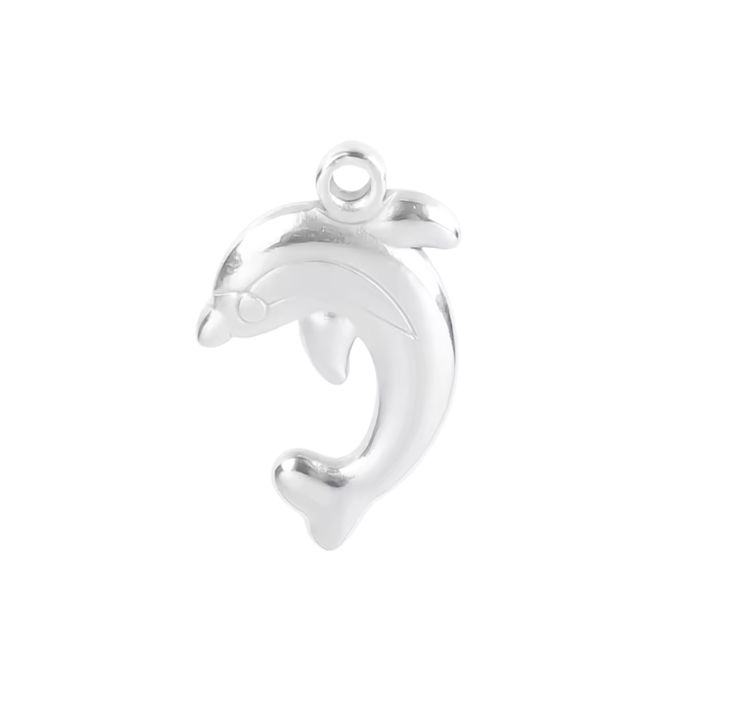 Dolphin Charm Silver