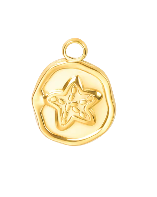 Starfish Pendant Gold