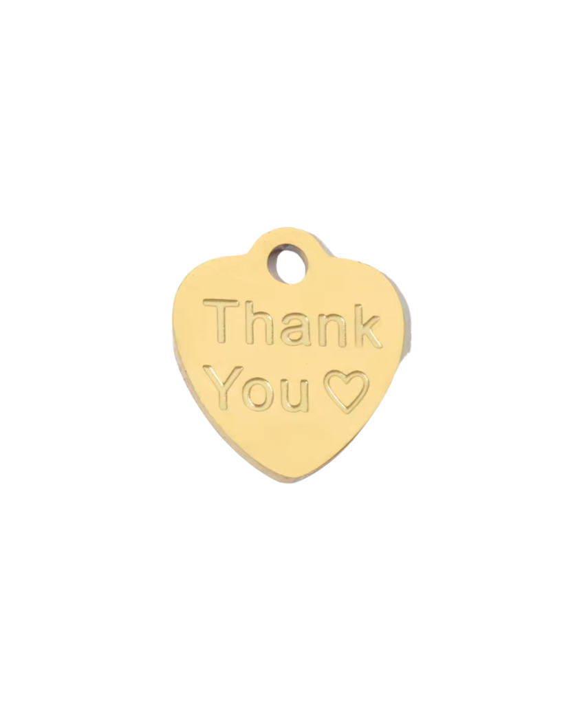 Thankyou Charm Gold