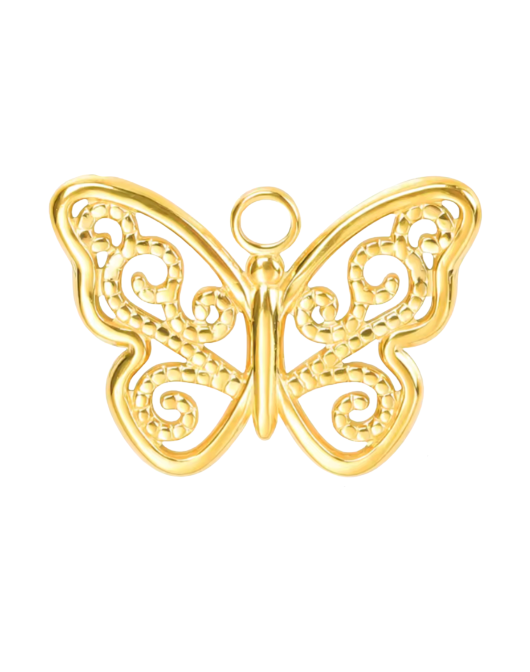 Butterfly Charm Gold