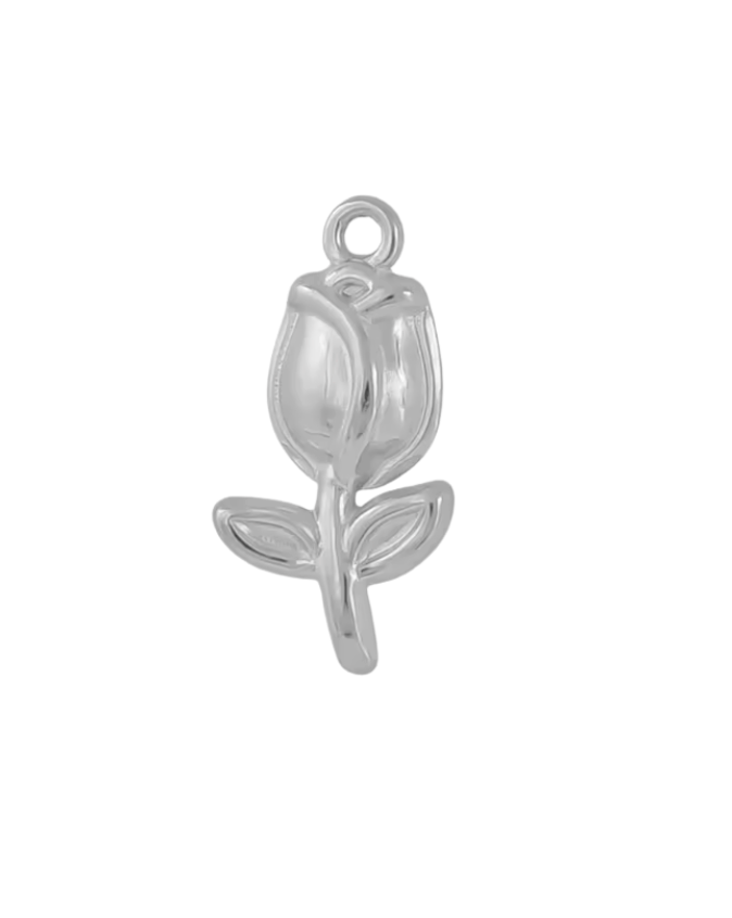 Tulip Charm Silver