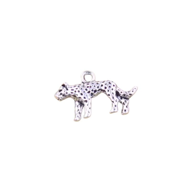 Leopard Charm Silver