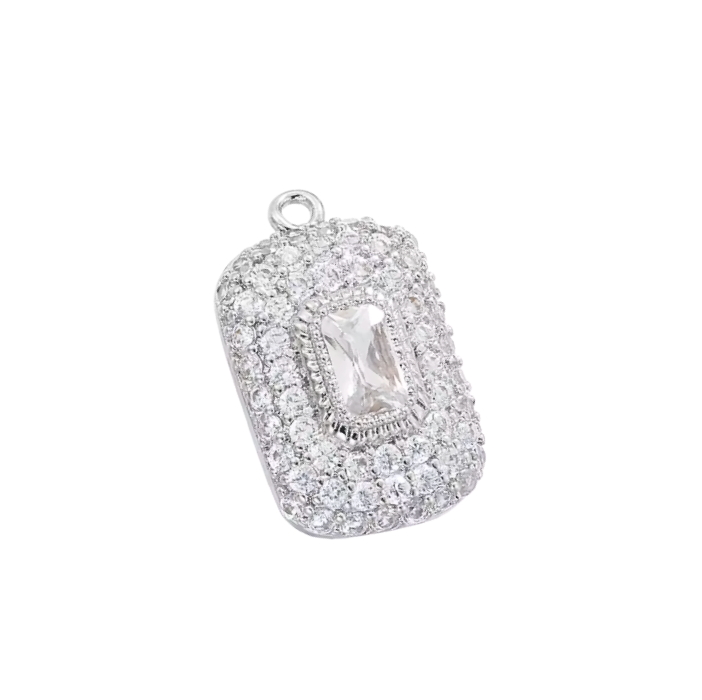 Silver Diamante Pendant