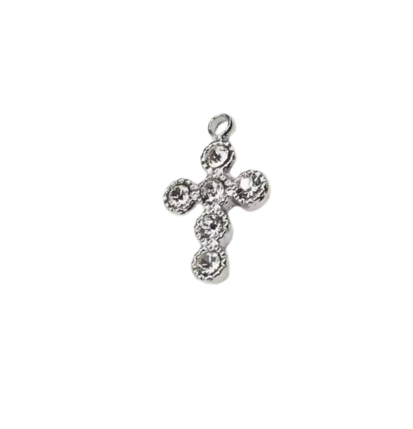 Cross Charm Silver