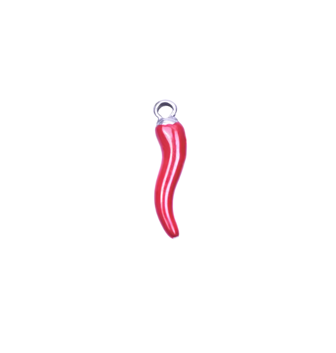 Chill Charm Silver & Red