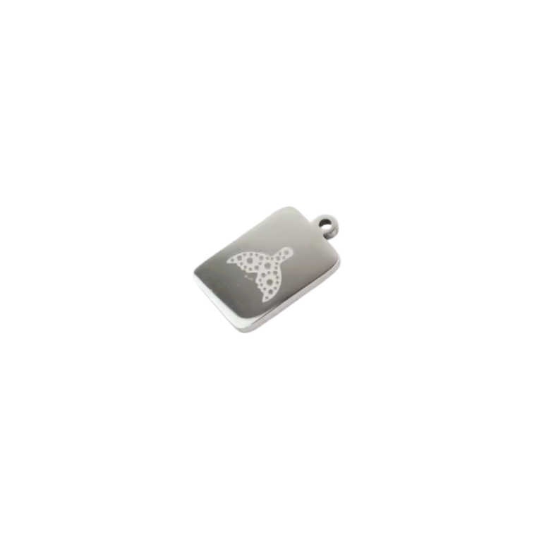 Whale Tail Pendant Charm