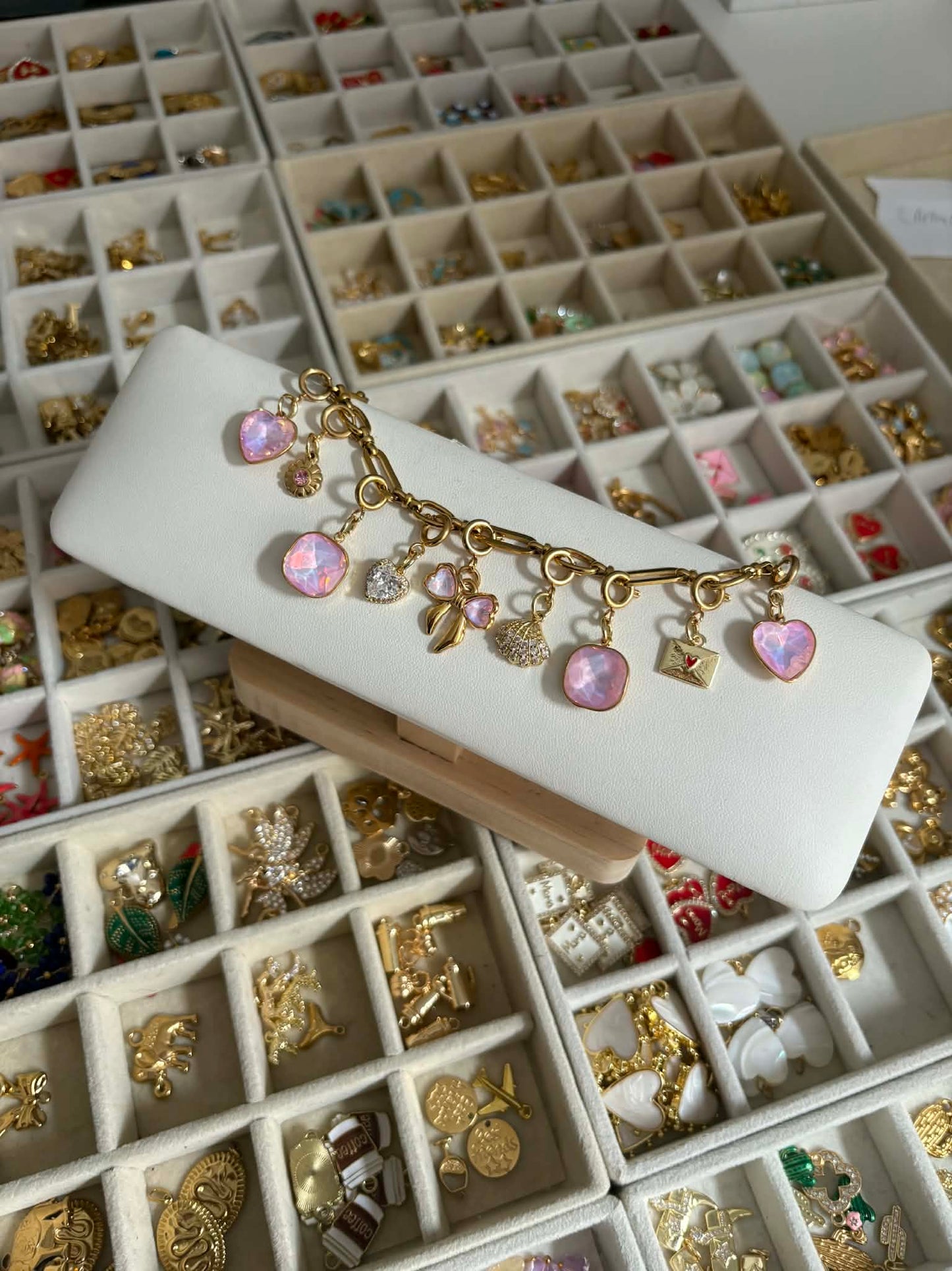 Coco Luna - Blush & Bloom Charm Bracelet