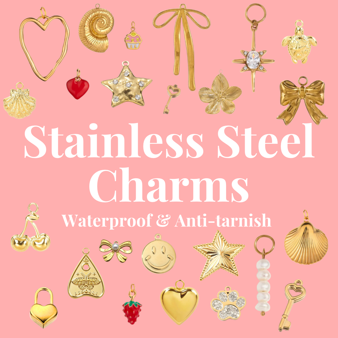 Stainless Steel Charms