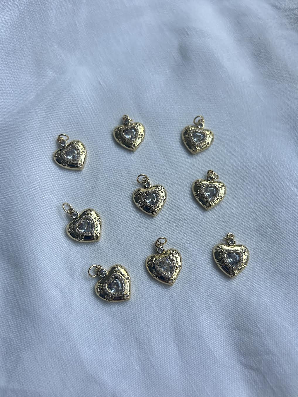 Diamante Heart | Charms