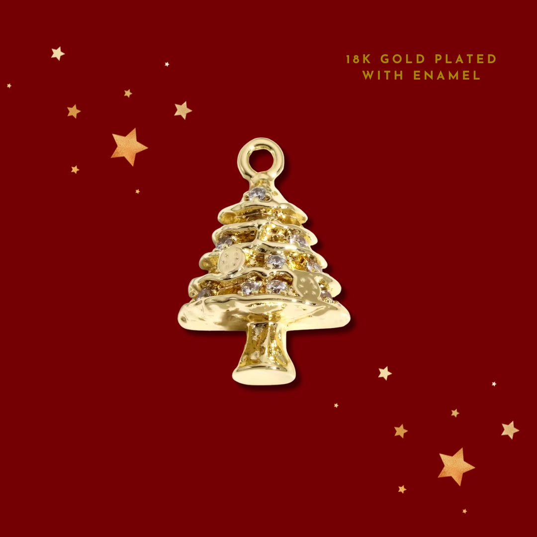 Holly Christmas Tree | Charm