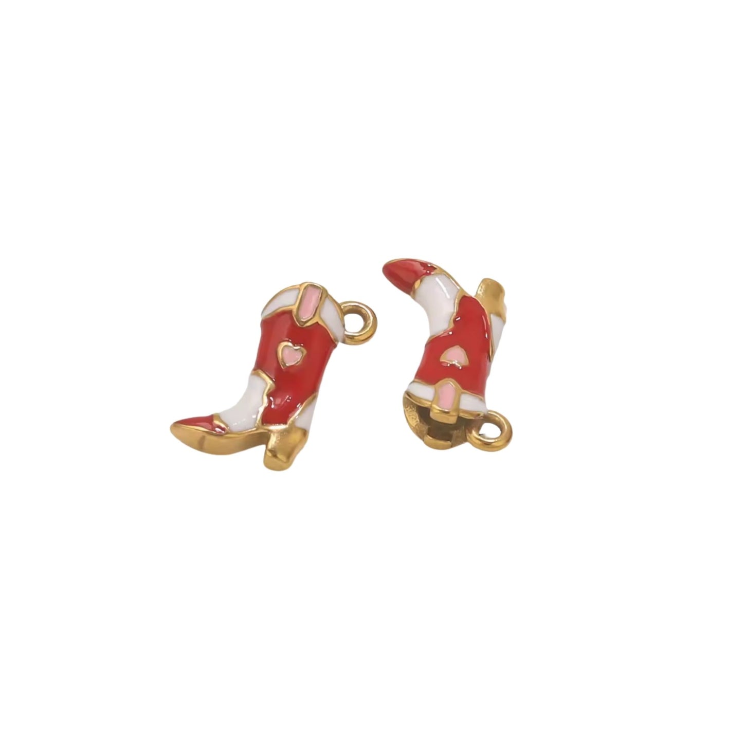 Girly Cowboy Boot Charm