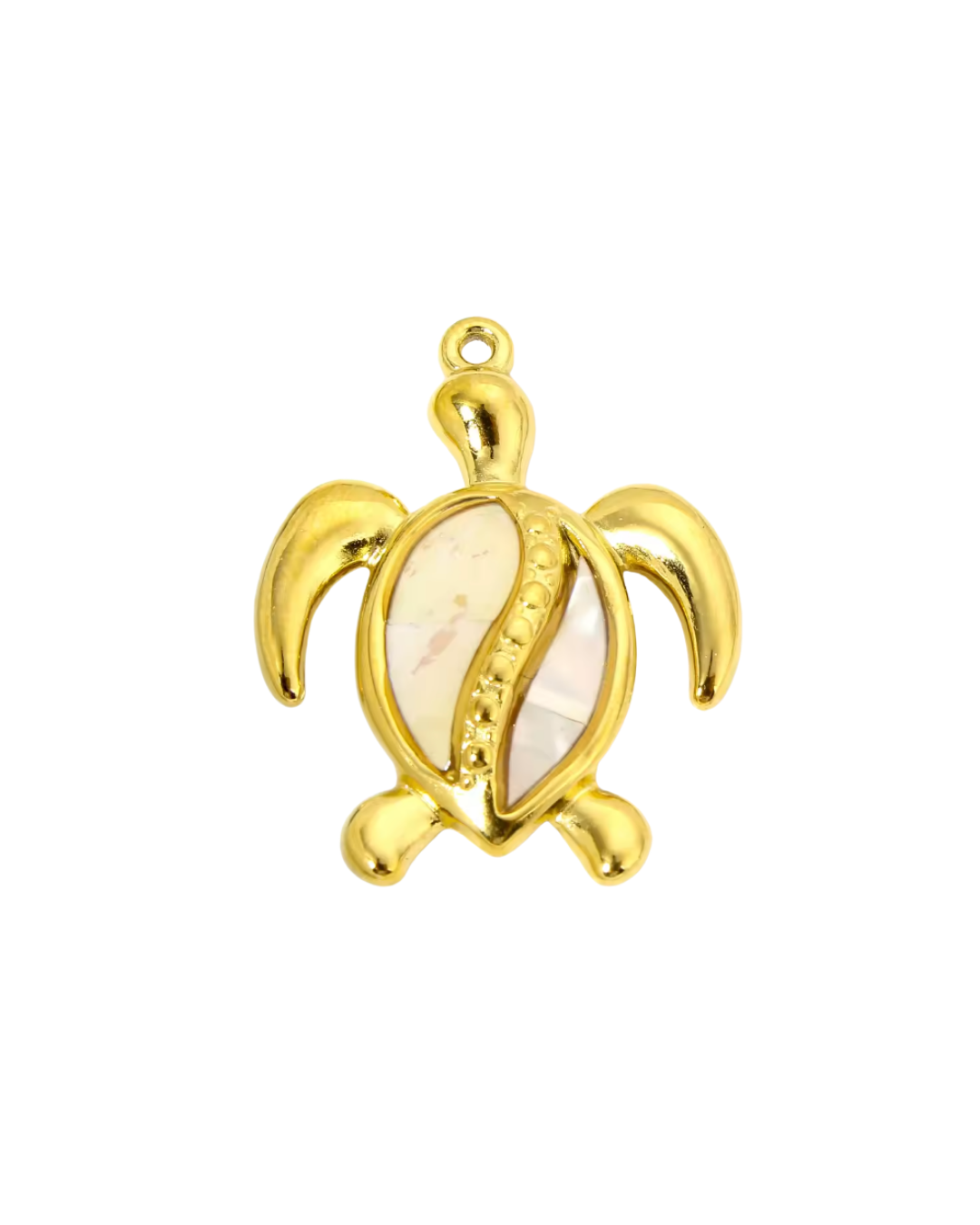 White & Gold Ocean Life - Make A Charm Bracelet or Necklace