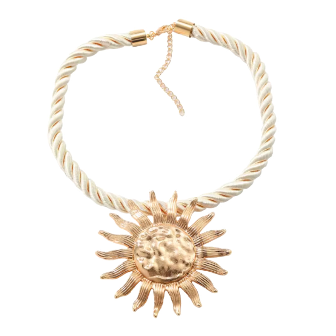Sun Rise | Necklace - Silver & Gold