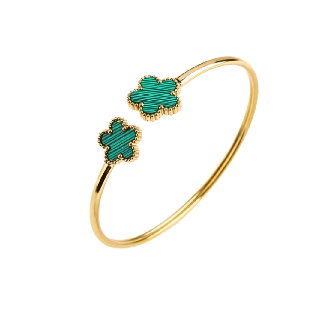 Double Green Clover | Bracelet