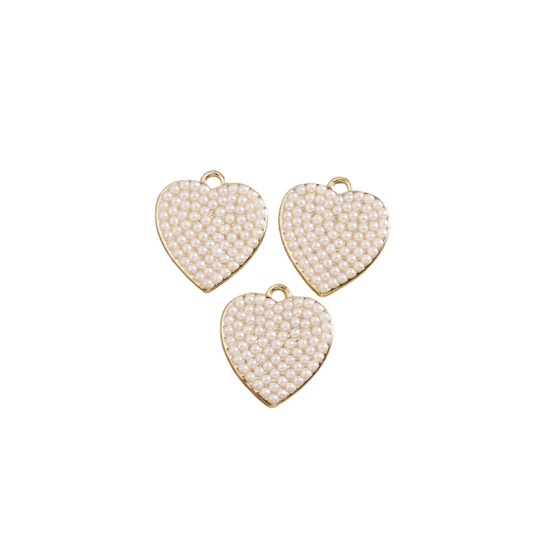 Hearts & Bow Charms