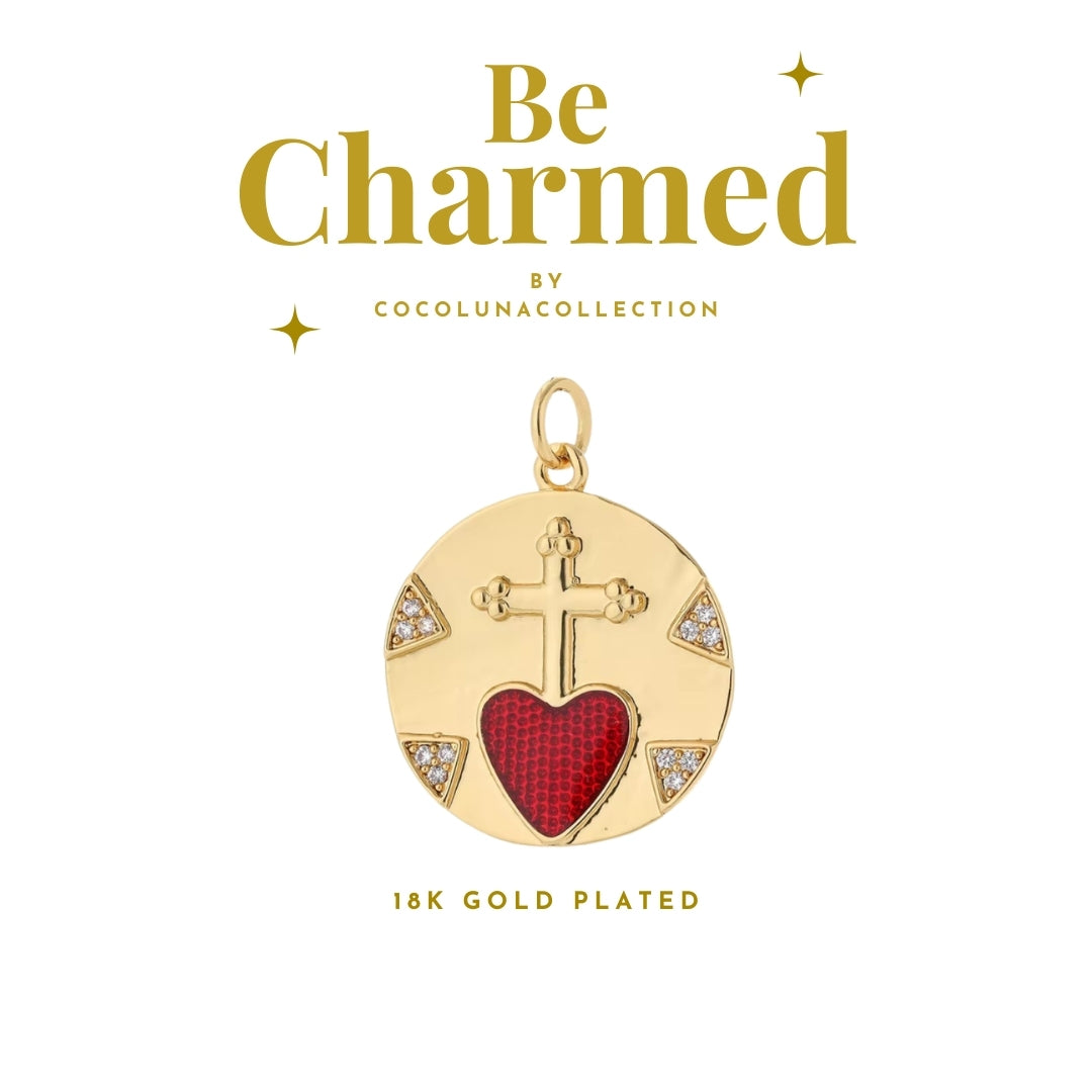 Heart & Cross Pendant | Charms