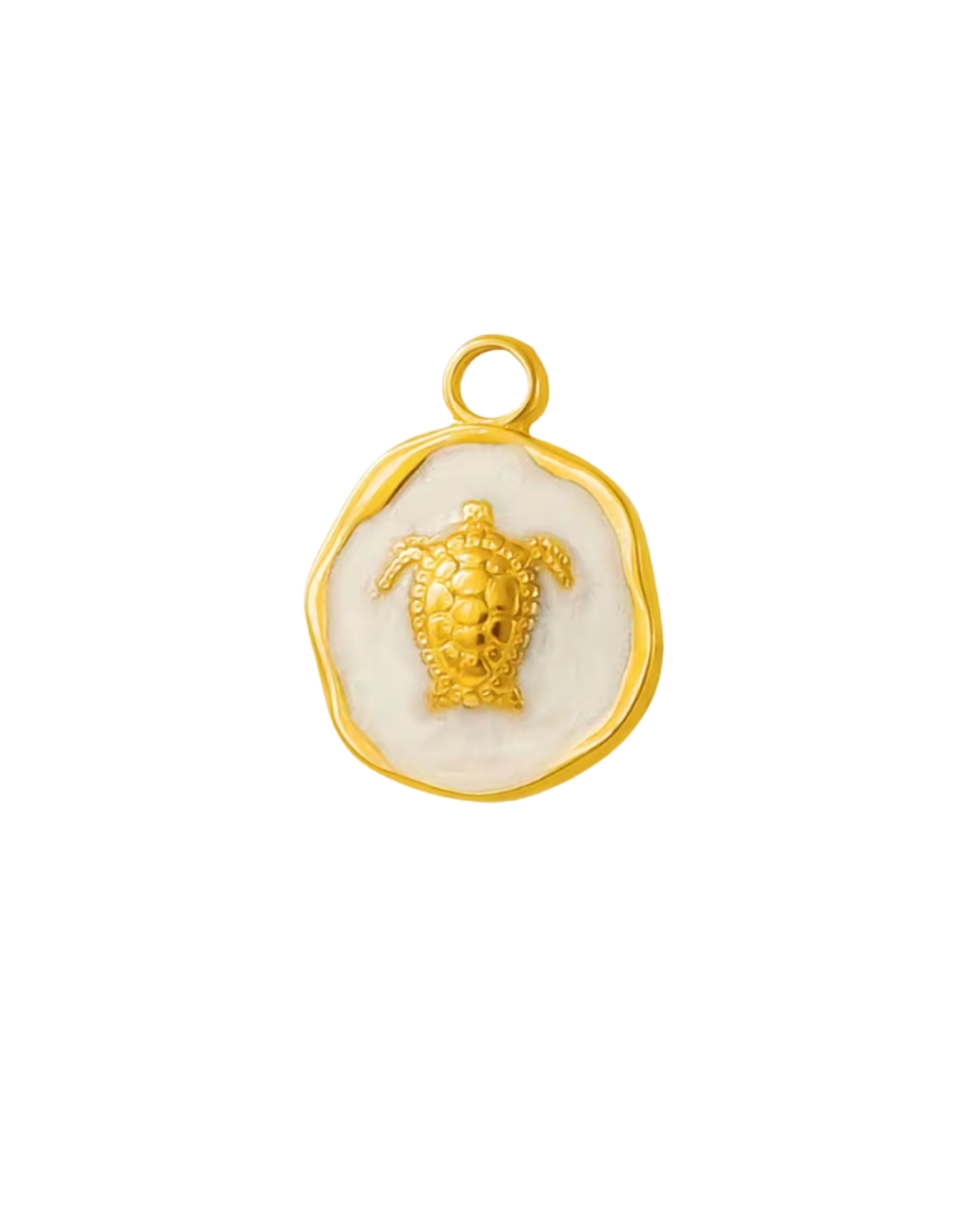 White & Gold Ocean Life - Make A Charm Bracelet or Necklace