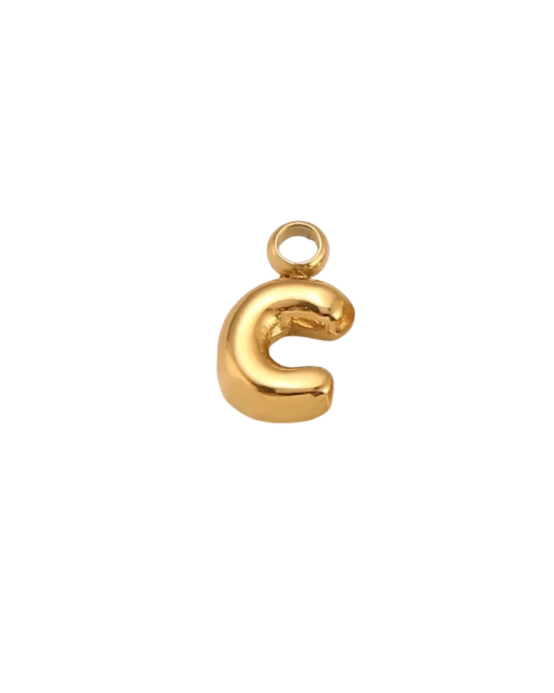 Bubble Initials Gold