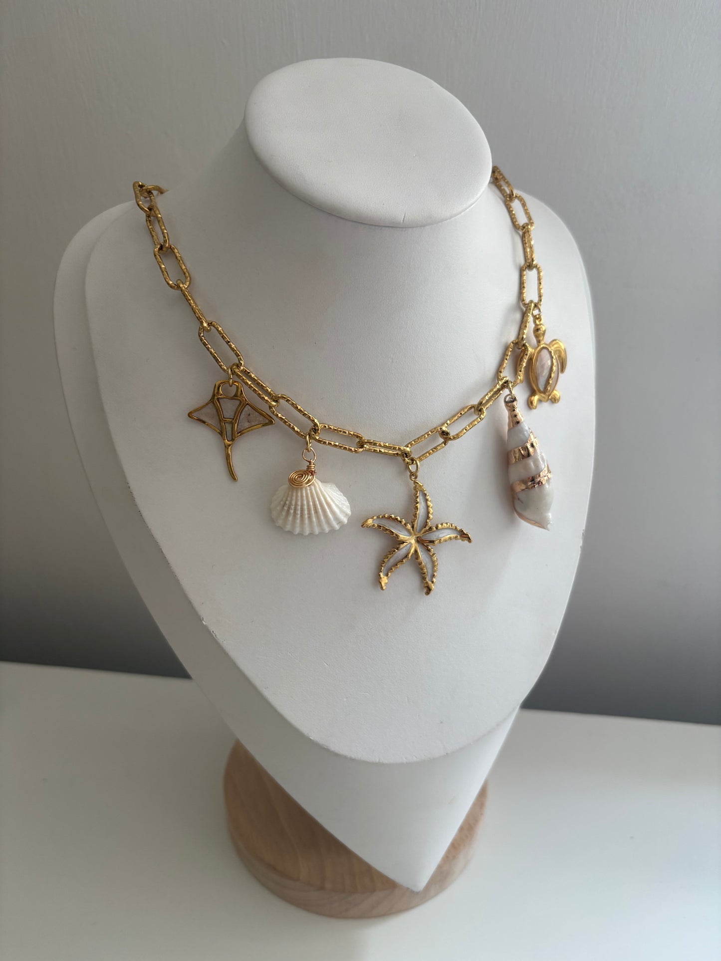 Ocean Inspired Charm Necklace