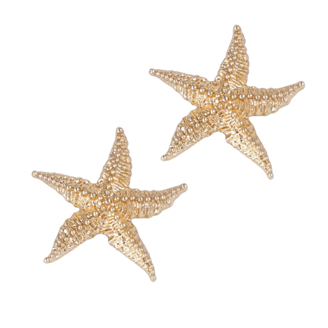 Starfish | Earrings - Silver & Gold