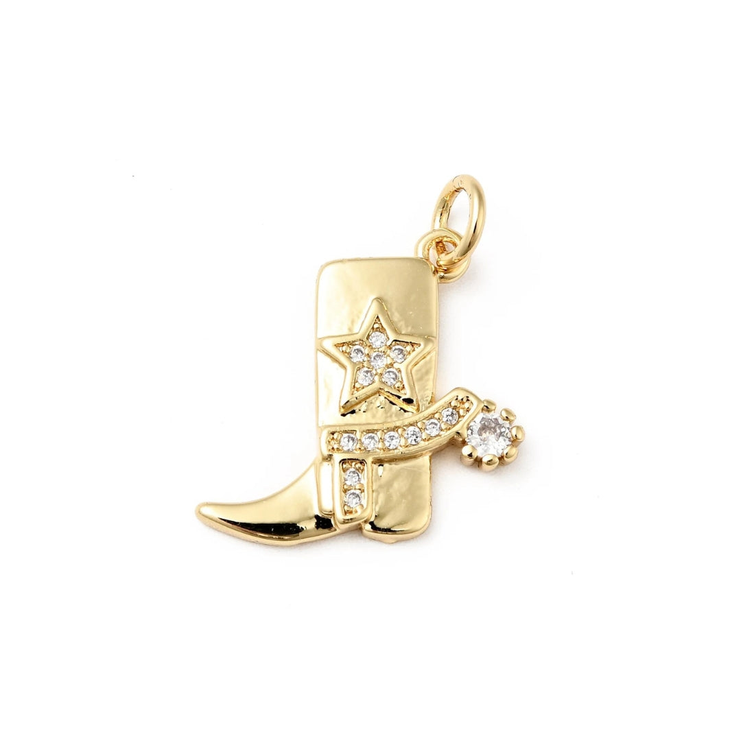 Diamante Cowboy Boot | Charms