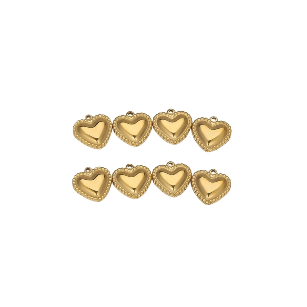 Hearts & Bow Charms