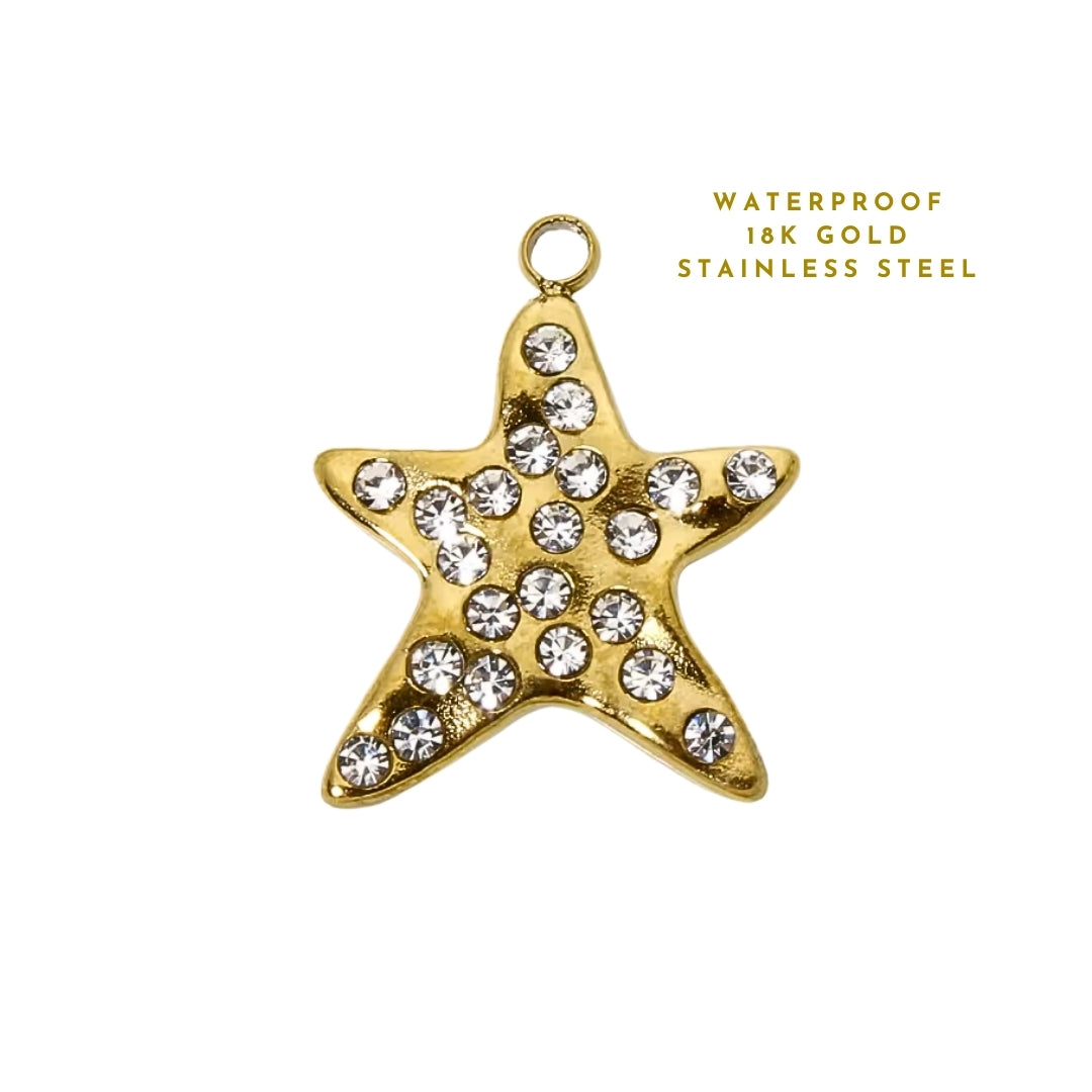 Diamante Star Charm | Charm Bar