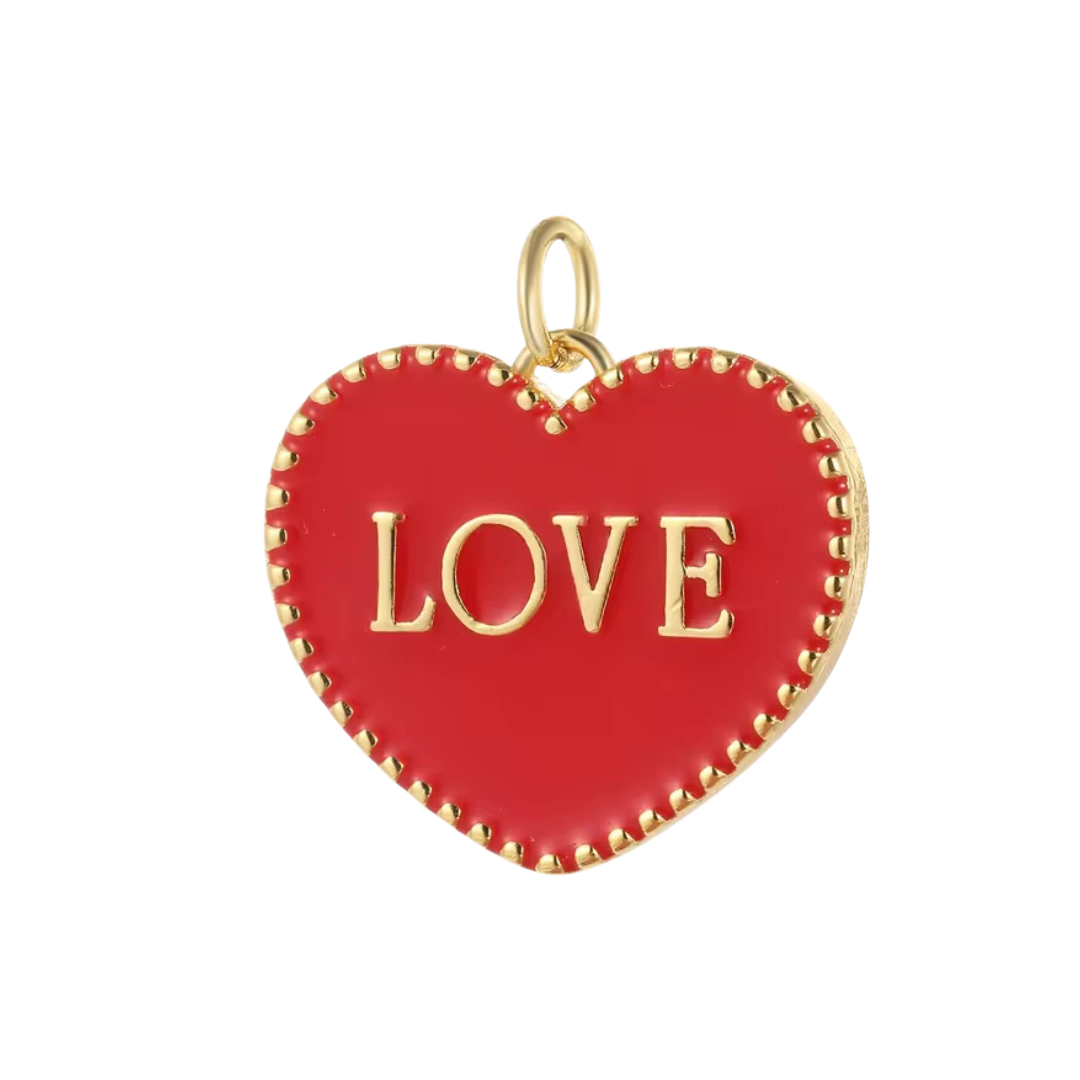 Love Red Heart | Charms